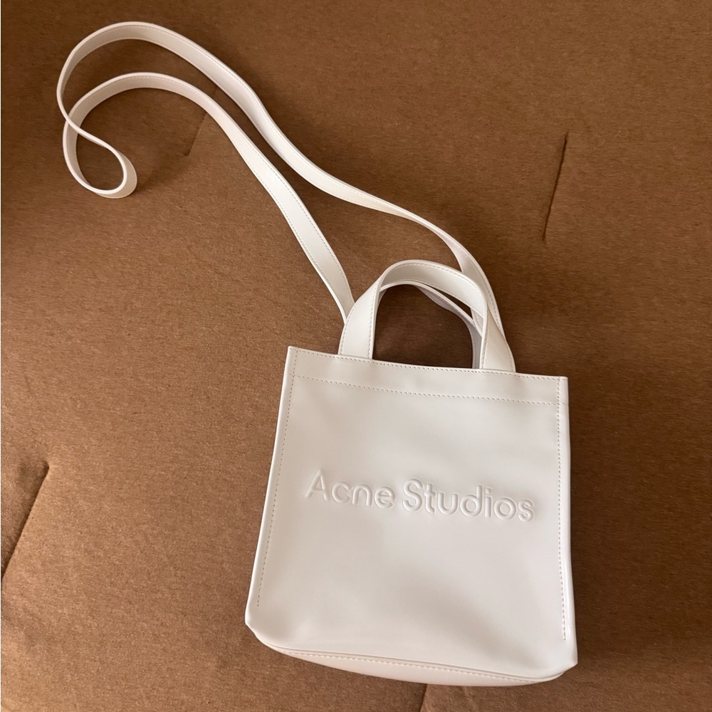 Acne Studios White Tote Bag